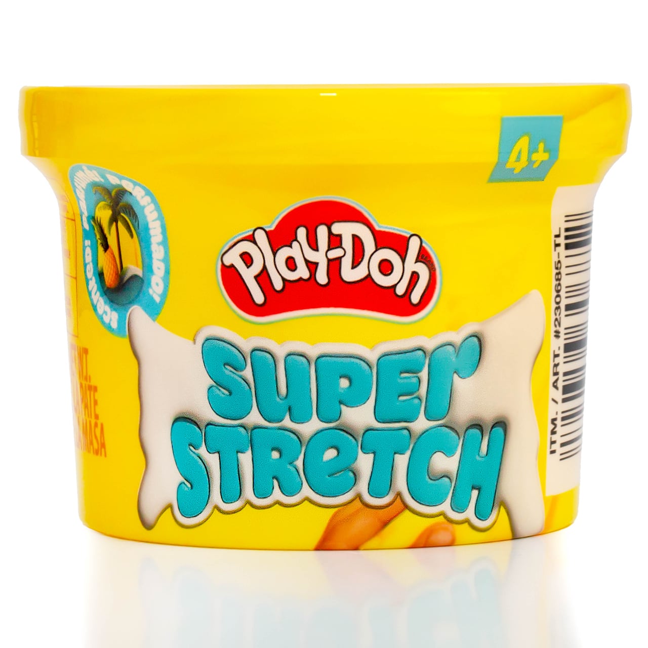 Play-Doh Super Stretch Glossy Yellow Pineapple Scented Compound